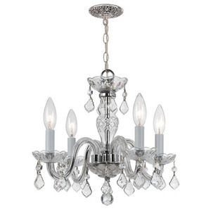 C1064CHCLI Traditional Crystal Mini Chandelier - Polished Chrome C1064CHCLI Traditional Crystal Mini Chandelier - Polished Chrome