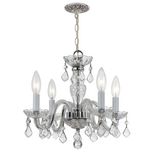 C1064CHCLMWP Traditional Crystal Mini Chandelier - Polished Chrome C1064CHCLMWP Traditional Crystal Mini Chandelier - Polished Chrome
