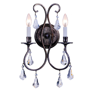 C5012EBCLMWP Ashton Multi Bulb Wall Sconce - English Bronze C5012EBCLMWP Ashton Multi Bulb Wall Sconce - English Bronze
