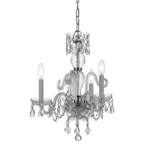 C5044CHCLI Traditional Crystal Mini Chandelier - Polished Chrome C5044CHCLI Traditional Crystal Mini Chandelier - Polished Chrome
