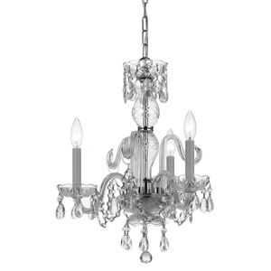 C5044CHCLMWP Traditional Crystal Mini Chandelier - Polished Chrome C5044CHCLMWP Traditional Crystal Mini Chandelier - Polished Chrome