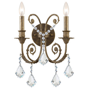 C5112EBCLSAQ Regis Multi Bulb Wall Sconce - English Bronze C5112EBCLSAQ Regis Multi Bulb Wall Sconce - English Bronze