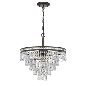C5264EBCLMWP Mercer Mini Chandelier - English Bronze C5264EBCLMWP Mercer Mini Chandelier - English Bronze