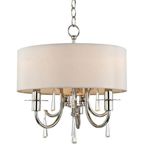 C6033PNCLMWP Cody Mini Chandelier - Polished Nickel C6033PNCLMWP Cody Mini Chandelier - Polished Nickel