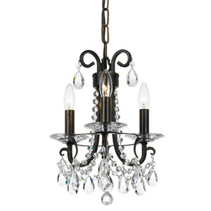 C6823EBCLMWP Othello Mini Chandelier - English Bronze C6823EBCLMWP Othello Mini Chandelier - English Bronze
