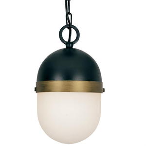 CCAP8505MKTG Capsule Hanging Hanging Lantern - Matte Black / Textured Gold CCAP8505MKTG Capsule Hanging Hanging Lantern - Matte Black / Textured Gold