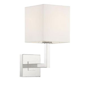 CCHA491PN Chatham 1 Bulb Wall Sconce - Polished Nickel CCHA491PN Chatham 1 Bulb Wall Sconce - Polished Nickel