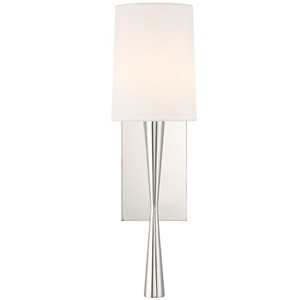 CTRE221PN Trenton 1 Bulb Wall Sconce - Polished Nickel CTRE221PN Trenton 1 Bulb Wall Sconce - Polished Nickel