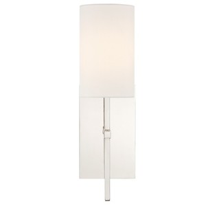 CVER241PN Veronica 1 Bulb Wall Sconce - Polished Nickel CVER241PN Veronica 1 Bulb Wall Sconce - Polished Nickel