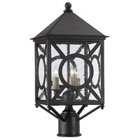 Minka Lavery Marlboro 40-Watt 21-in Oil Rubbed Bronze with Gold Highlights Transitional Post Light Minka Lavery Marlboro 40-Watt 21-in Oil Rubbed Bronze with Gold Highlights Transitional Post Light