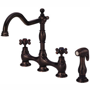 DD404557RB Opulence Two-Handle Kitchen Faucet - Oil Rubbed Bronze DD404557RB Opulence Two-Handle Kitchen Faucet - Oil Rubbed Bronze