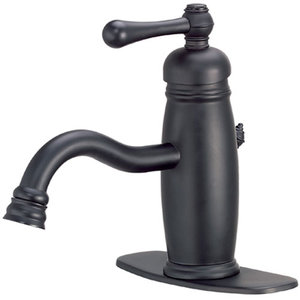 DD225557BS Opulence Single Hole Bathroom Faucet - Satin Black DD225557BS Opulence Single Hole Bathroom Faucet - Satin Black