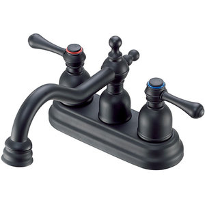 DD301057BS Opulence 4'' Centerset Bathroom Faucet - Satin Black DD301057BS Opulence 4'' Centerset Bathroom Faucet - Satin Black
