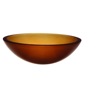 D1019TFAM Anani Vessel Style Bathroom Sink - Amber D1019TFAM Anani Vessel Style Bathroom Sink - Amber