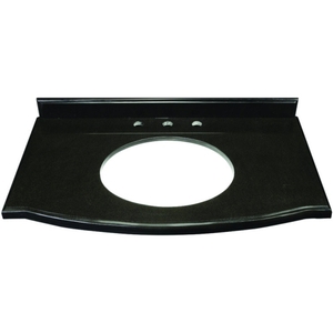 D1675GBK Alexandra Vanity Top Bathroom Vanity - Black D1675GBK Alexandra Vanity Top Bathroom Vanity - Black