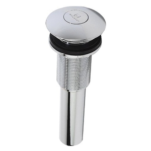 D9298CP Push Button Drain Lavatory Drain Bathroom Accessory - Chrome D9298CP Push Button Drain Lavatory Drain Bathroom Accessory - Chrome