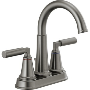 D2548LFKSMPU Bowery 4'' Centerset Bathroom Faucet - Black Stainless D2548LFKSMPU Bowery 4'' Centerset Bathroom Faucet - Black Stainless
