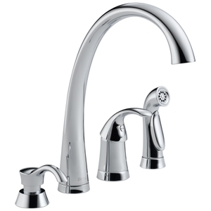 D4380sddst Pilar Single Handle Kitchen Faucet Chrome At Pilar Single Handle Kitchen Faucet