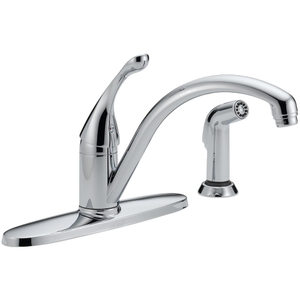 D440WEDST Collins Single Handle Kitchen Faucet - Chrome D440WEDST Collins Single Handle Kitchen Faucet - Chrome