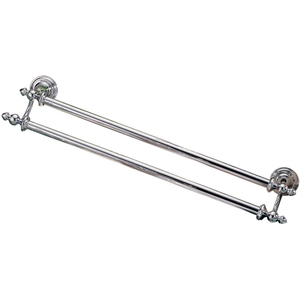 D75224 Victorian Towel Bar Bathroom Accessory - Chrome D75224 Victorian Towel Bar Bathroom Accessory - Chrome