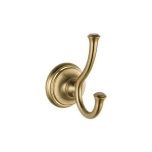 D79735CZ Cassidy Robe Hook Bathroom Accessory - Brilliance Champagne Bronze D79735CZ Cassidy Robe Hook Bathroom Accessory - Brilliance Champagne Bronze