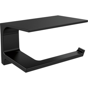 D79956BL Pivotal Paper Holder Bathroom Accessory - Matte Black D79956BL Pivotal Paper Holder Bathroom Accessory - Matte Black