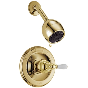 DT14230PBLHP/DR10000UNBX/DH712 Monitor Single Handle Shower Faucet - Brilliance Polished Brass DT14230PBLHP/DR10000UNBX/DH712 Monitor Single Handle Shower Faucet - Brilliance Polished Brass