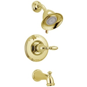 DT14455PBLHP Victorian Tub & Shower Faucet Trim Trim Kit - Brilliance Polished Brass DT14455PBLHP Victorian Tub & Shower Faucet Trim Trim Kit - Brilliance Polished Brass