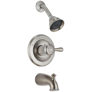 DT14478SSLHP/DH778SS/DR10000UN Leland One Handle Tub & Shower Faucet - Brilliance Stainless DT14478SSLHP/DH778SS/DR10000UN Leland One Handle Tub & Shower Faucet - Brilliance Stainless