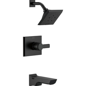 DT14499BL/DR10000UNBX Pivotal One Handle Tub & Shower Faucet - Matte Black DT14499BL/DR10000UNBX Pivotal One Handle Tub & Shower Faucet - Matte Black