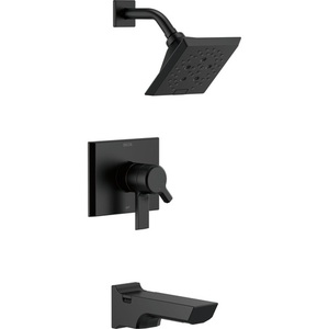 DT17499BL/DR10000UNBX Pivotal One Handle Tub & Shower Faucet - Matte Black DT17499BL/DR10000UNBX Pivotal One Handle Tub & Shower Faucet - Matte Black