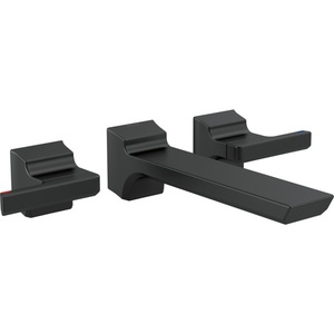 DT3599LFBLWL/DR3500WL Pivotal Wall Mount Bathroom Faucet Bathroom Faucet - Matte Black DT3599LFBLWL/DR3500WL Pivotal Wall Mount Bathroom Faucet Bathroom Faucet - Matte Black
