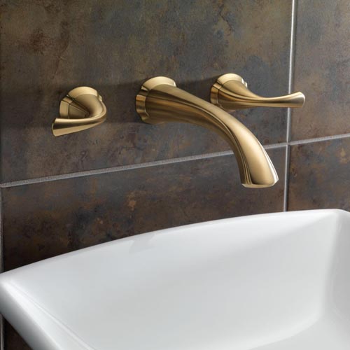 D3592lfczwl Addison Wall Mount Bathroom Faucet D3592lfczwl Addison Wall Mount Bathroom Faucet Champagne Bronze At Fergusonshowrooms