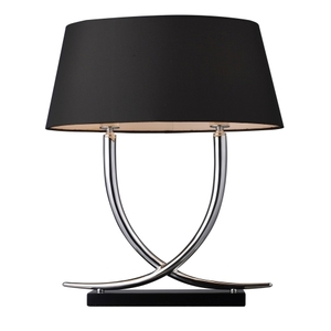 DD1486 Park East Table Lamp - Chrome & Black DD1486 Park East Table Lamp - Chrome & Black