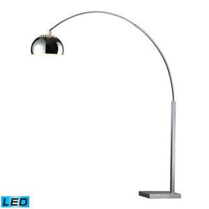 EHD1428LED Penbrook Floor Lamp - Silver Plated / White Marble EHD1428LED Penbrook Floor Lamp - Silver Plated / White Marble
