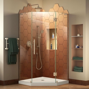 DDL606304 Prism Shower Module Shower Enclosure - Brushed Nickel DDL606304 Prism Shower Module Shower Enclosure - Brushed Nickel