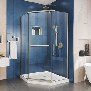 DSHEN213434004 Prism Standard Enclosure Shower Enclosure - Brushed Nickel DSHEN213434004 Prism Standard Enclosure Shower Enclosure - Brushed Nickel