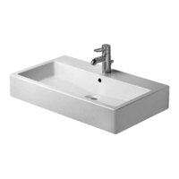 Wall Hung Bathroom Sink 31-1/2 x 18-1/2 x 6-7/8 Wall Hung Bathroom Sink 31-1/2 x 18-1/2 x 6-7/8