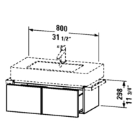 Vanity Base 31-1/2'' x 17-1/2'' x 11-3/4'' Vanity Base 31-1/2'' x 17-1/2'' x 11-3/4''