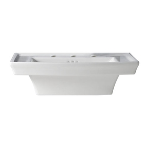 DD20010008415 Wyatt Pedestal Basin Part - Canvas White DD20010008415 Wyatt Pedestal Basin Part - Canvas White