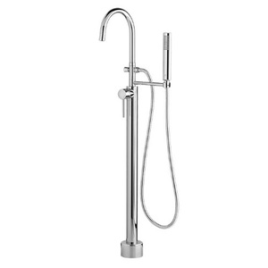 DD35901971100 Contemporary Freestanding Tub Faucet - Chrome DD35901971100 Contemporary Freestanding Tub Faucet - Chrome