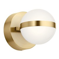 Bathroom Lighting (2 Bulbs) 5-1/4" Width