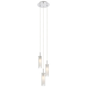 E83066 Krysalis Multi Light Pendant Light - Chrome E83066 Krysalis Multi Light Pendant Light - Chrome