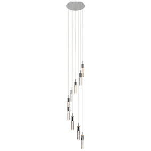 E83204 Kristall Multi Light Pendant Light - Chrome E83204 Kristall Multi Light Pendant Light - Chrome