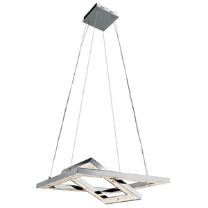E83412 Crushed Ice Down Light Pendant Light - Chrome E83412 Crushed Ice Down Light Pendant Light - Chrome