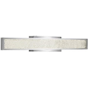 E83502 Crushed Ice 4 or More Bulb Bathroom Lighting - Chrome E83502 Crushed Ice 4 or More Bulb Bathroom Lighting - Chrome