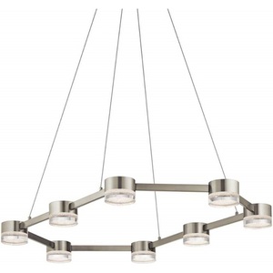 E83705 Avenza Mid Sized Chandelier Chandelier - Brushed Nickel E83705 Avenza Mid Sized Chandelier Chandelier - Brushed Nickel