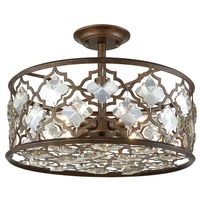 Semi Flush Mount 17" Width