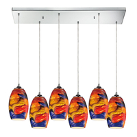Multi Light Pendant 33" Width Multi Light Pendant 33" Width