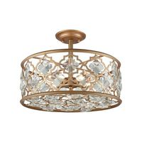 Semi Flush Mount 17" Width